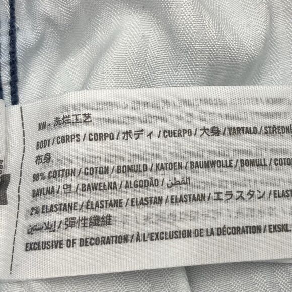 Hollister Womens 24” Waist Jeans Ultra High Rise Straight Leg Distressed Blue - Picture 11 of 12